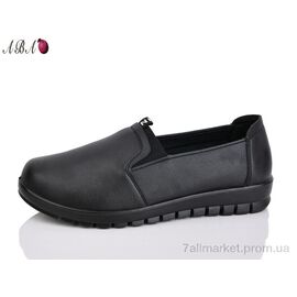 Фотография Туфли женские стильные Весна/осень 5506 black (8 пар р.38-43) "Aba" недорого оптом от прямого поставщика