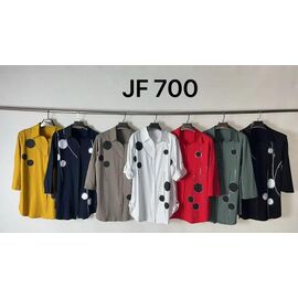 Сорочка жіноча JF700 grey р.4XL-6XL "Even&Efair" недорого оптом від прямого постачальника