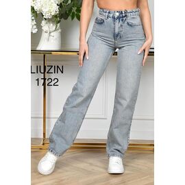 Фотография Джинсы женские 1722-2  l.blue р.25-27 "Ruxa" недорого оптом от прямого поставщика