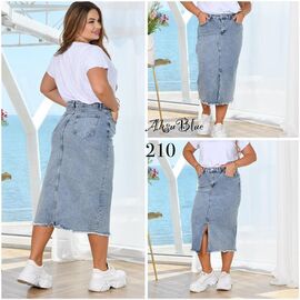 Спідниця жіноча 210 l.blue р.30-36 "Ruxa" недорого оптом від прямого постачальника