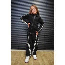 Костюм дитячий спортивний на дівчинку 5803 black р.120-170 "Yalisi" недорого оптом від прямого постачальника