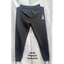 Фотография Штаны спортивные мужские MH1130 black р.48-58 "WELL" недорого оптом от прямого поставщика