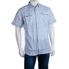 Фотография Рубашка мужская летняя A348 white р.XL-5XL "Logaster" недорого оптом от прямого поставщика