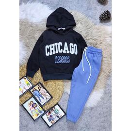 Костюм дитячий спортивний на дівчинку FK1336 black р.2-8 "Fili kids" недорого оптом від прямого постачальника