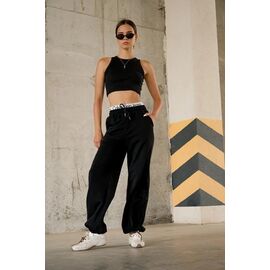 Штани спортивні жіночі 19818 black р.M-XL "Little Secret" недорого оптом від прямого постачальника