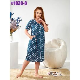 Халат жіночий 1030-8 blue р.50-60 "ZLATA" недорого оптом від прямого постачальника