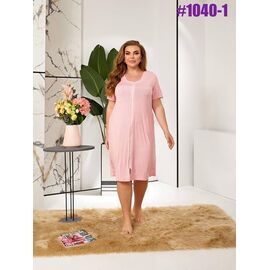 Фотография Халат женский 1040-1 pink р.50-60 "ZLATA" недорого оптом от прямого поставщика