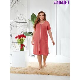 Фотография Халат женский 1040-7 red р.50-60 "ZLATA" недорого оптом от прямого поставщика