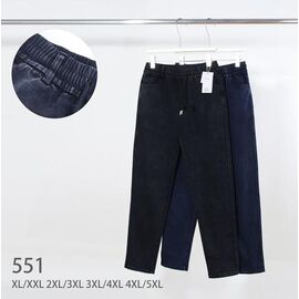 Жіночі штани 551 mix р.XL-5XL "ANFISA" недорого оптом від прямого постачальника