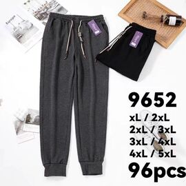 Штани спортивні жіночі 9652 mix р.XL-5XL "ANFISA" недорого оптом від прямого постачальника