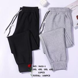 Штани спортивні жіночі 9652-1 mix р.3XL-6XL "ANFISA" недорого оптом від прямого постачальника