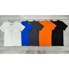 Фотография Футболка мужская 0005-2 orange р.48-56 "Samo" недорого оптом от прямого поставщика