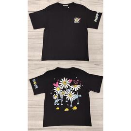 Фотография Футболка женская 1679-4 black р.48-54 "Samo" недорого оптом от прямого поставщика