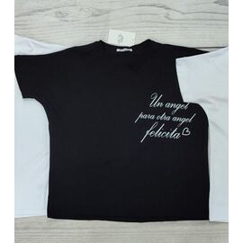 Фотография Футболка женская 1741 black р.50-58 "Samo" недорого оптом от прямого поставщика