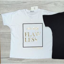 Фотография Футболка женская 1741 white р.50-58 "Samo" недорого оптом от прямого поставщика