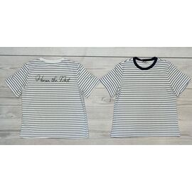 Фотография Футболка женская 37139 white-navy р.46-54 "Samo" недорого оптом от прямого поставщика