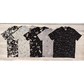 Фотография Футболка мужская 55005-1 l.grey р.48-56 "Samo" недорого оптом от прямого поставщика