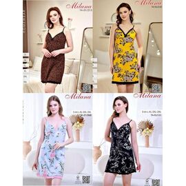 Фотография Ночнушка женская TA01-131 black р.46-56 "Samo" недорого оптом от прямого поставщика