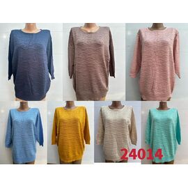 Фотография Свитер женский 24014 mint р.54 "VERJINIA" недорого оптом от прямого поставщика