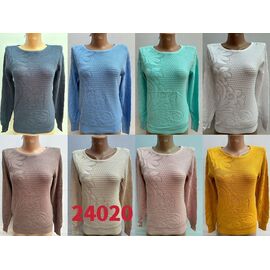 Фотография Свитер женский 24020 l.blue р.46 "VERJINIA" недорого оптом от прямого поставщика