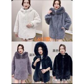 Куртка жіноча зимова L651 mix р.56-60 "VERJINIA" недорого оптом від прямого постачальника