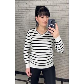 Фотография Свитер женский 24503 white р.48-52 "PULSE" недорого оптом от прямого поставщика