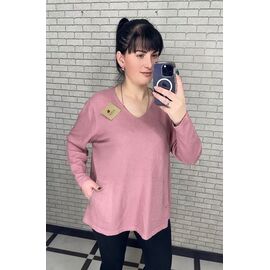 Светр жіночий 25204 pink р.52-58 "PULSE" недорого оптом від прямого постачальника