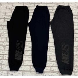 Штани спортивні підліткові S870 black р.42-50 "Shon" недорого оптом від прямого постачальника