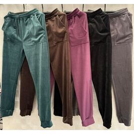 Штани спортивні жіночі S957 brown р.52-60 "Shon" недорого оптом від прямого постачальника