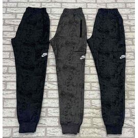 Штани спортивні чоловічі S864 black р.46-54 "Shon" недорого оптом від прямого постачальника