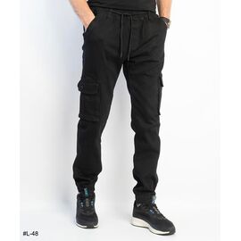 Джоґери чоловічі L48 grey р.29-38 "Basanjiu" недорого оптом від прямого постачальника