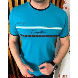 Футболка чоловіча 16 blue р.2XL-5XL "EMRE" недорого оптом від прямого постачальника