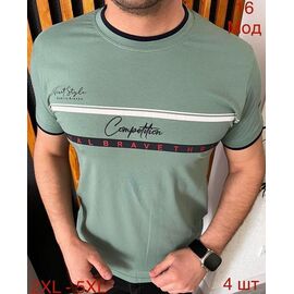 Футболка чоловіча 16 mint р.2XL-5XL "EMRE" недорого оптом від прямого постачальника