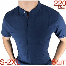 Сорочка чоловіча літня 220 navy р.46-54 "EMRE" недорого оптом від прямого постачальника