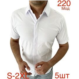 Сорочка дитяча легка на хлопчика 220 white р.46-54 "EMRE" недорого оптом від прямого постачальника