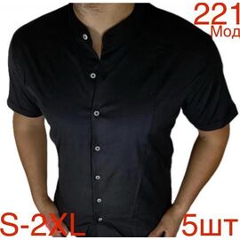 Сорочка чоловіча літня 221 black р.46-54 "EMRE" недорого оптом від прямого постачальника