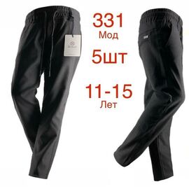 Фотография Штаны детские на мальчика 331 black р.11-15 "EMRE" недорого оптом от прямого поставщика