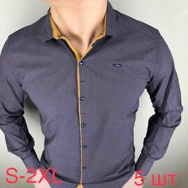 Сорочка чоловіча ND324 navy р.44-52 "EMRE" недорого оптом від прямого постачальника
