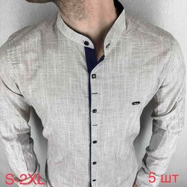 Сорочка чоловіча ND342 grey р.44-52 "EMRE" недорого оптом від прямого постачальника