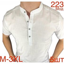 Сорочка чоловіча літня 223-1 white р.48-56 "EMRE" недорого оптом від прямого постачальника