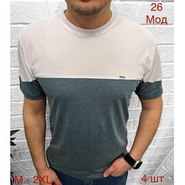 Фотография Футболка мужская 26 green р.M-2XL "EMRE" недорого оптом от прямого поставщика