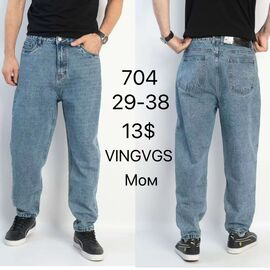 Джинси чоловічі 704 blue р.29-38 "God Baron" недорого оптом від прямого постачальника