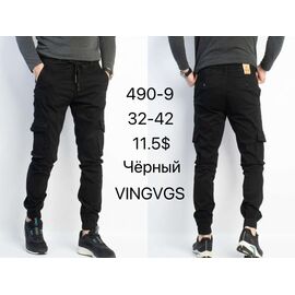 Джинси чоловічі 490-9 black р.32-42 "God Baron" недорого оптом від прямого постачальника