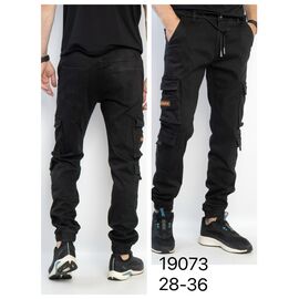 Джинси чоловічі 19073 black р.28-36 "God Baron" недорого оптом від прямого постачальника
