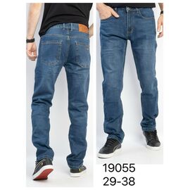 Джинси чоловічі 19055 blue р.29-38 "God Baron" недорого оптом від прямого постачальника