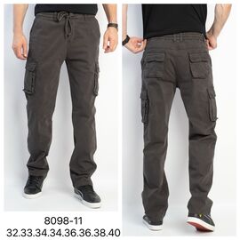 Джинси чоловічі 8098-11 khaki р.32-40 "God Baron" недорого оптом від прямого постачальника