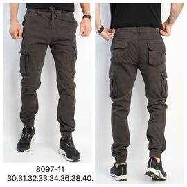 Фотография Джинсы мужские 8097-11 khaki р.30-40 "God Baron" недорого оптом от прямого поставщика