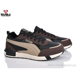Кросівки чоловічі модні Весна/осінь A7725-07 піна (8 пар р.41-46) "SUBA" недорого оптом від прямого постачальника