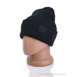 Шапка чоловіча Зима 9-23 navy (5 шт. р.сіткаOne size) "TUZZI" недорого оптом від прямого постачальника