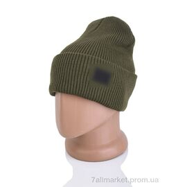 Шапка чоловіча Зима 9-24 green (5 шт. р.сіткаOne size) "TUZZI" недорого оптом від прямого постачальника